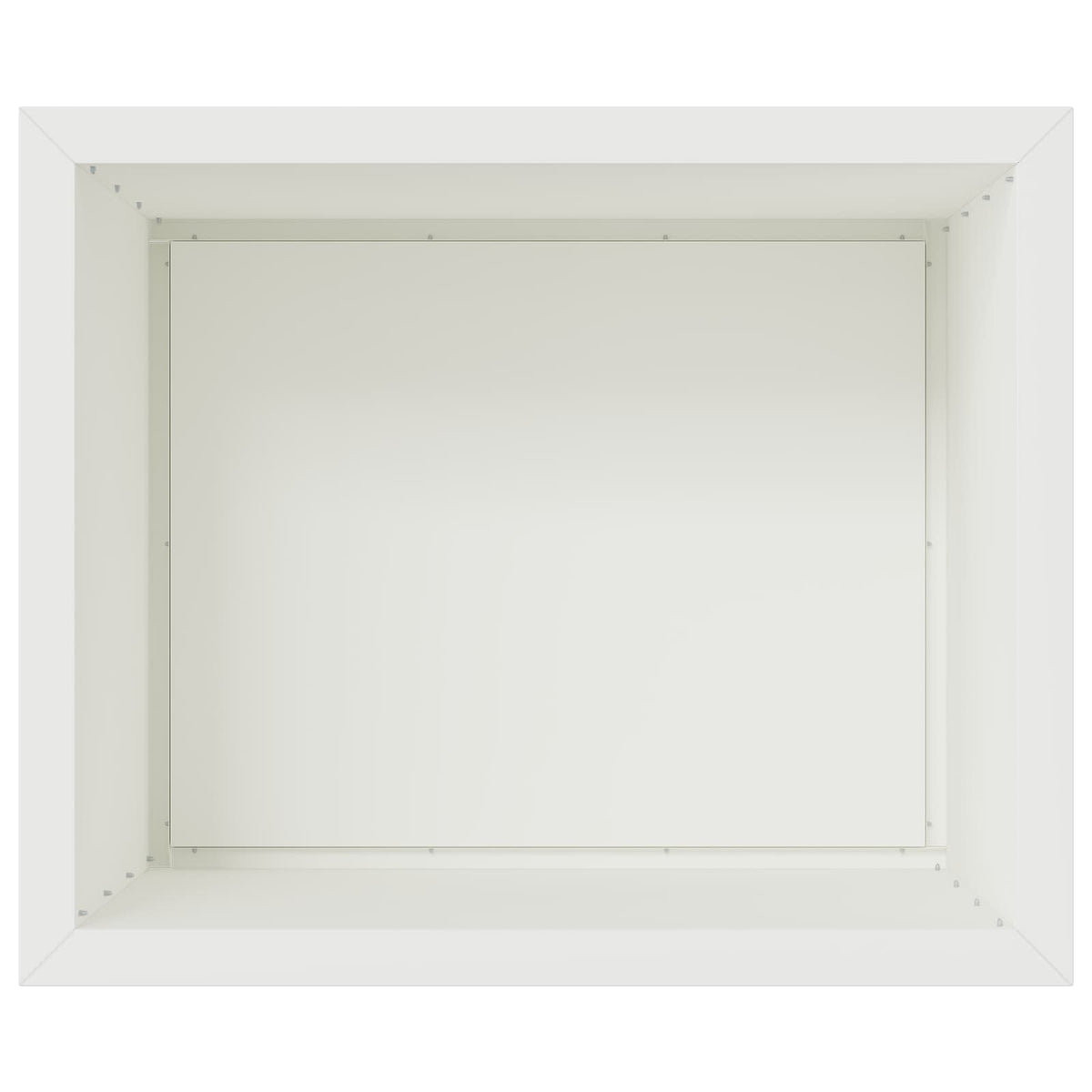 vidaXL Donica ogrodowa z oświetleniem LED Biały 50 x 60 x 48 cm Stal