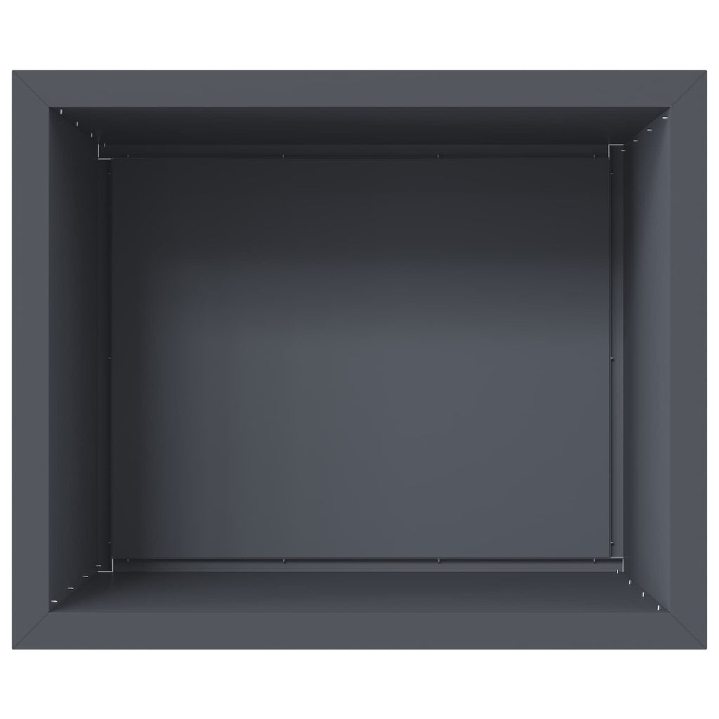 vidaXL Donica ogrodowa z oświetleniem LED Antracyt 50 x 60 x 48 cm
