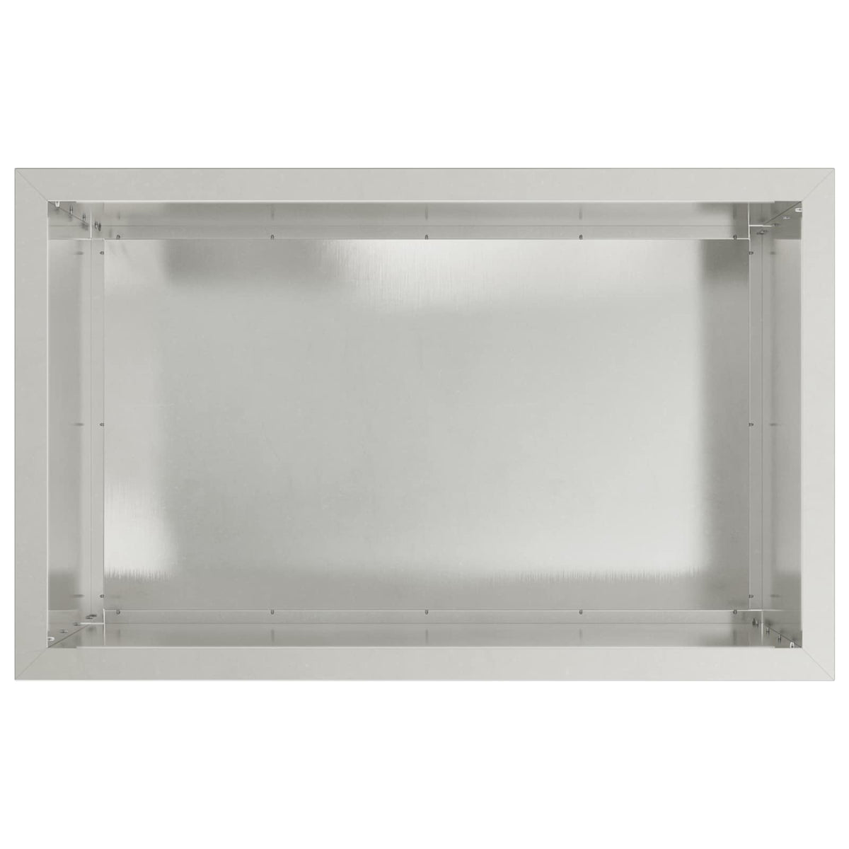 vidaXL Donica ogrodowa z oświetleniem LED srebrny 50 x 80 x 48 cm