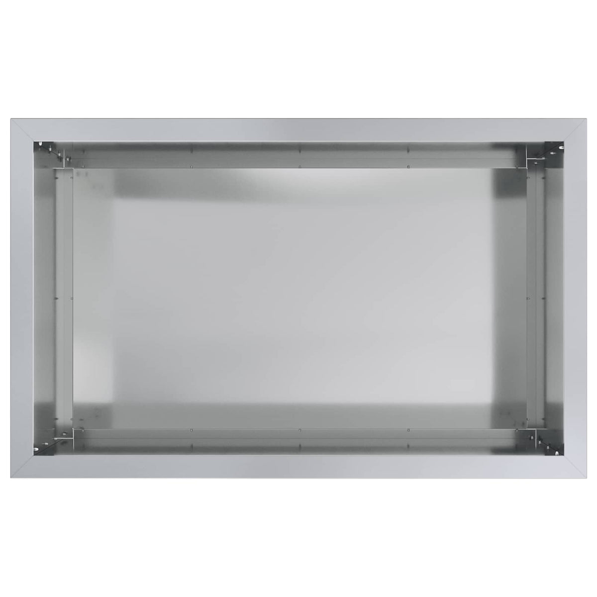 vidaXL Donica ogrodowa z oświetleniem LED srebrny 50 x 80 x 48 cm