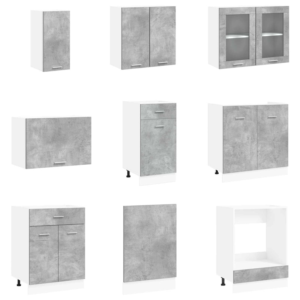 vidaXL Jednostka kuchenna Lyon 8 pcs Materiał drewnopochodny