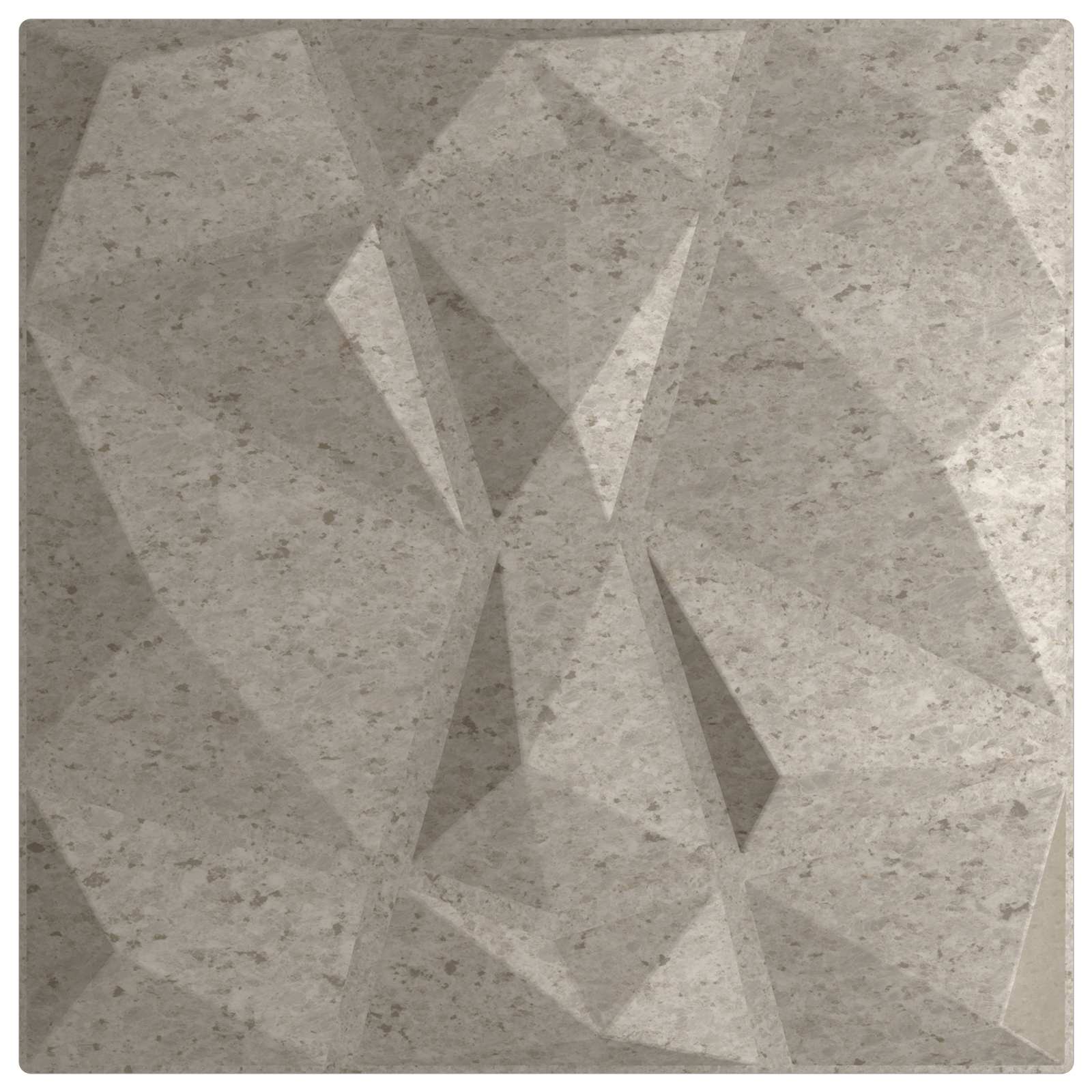 vidaXL Panele ścienne 24 pcs Betonowy szary 50 x 50 cm Pianka XPS