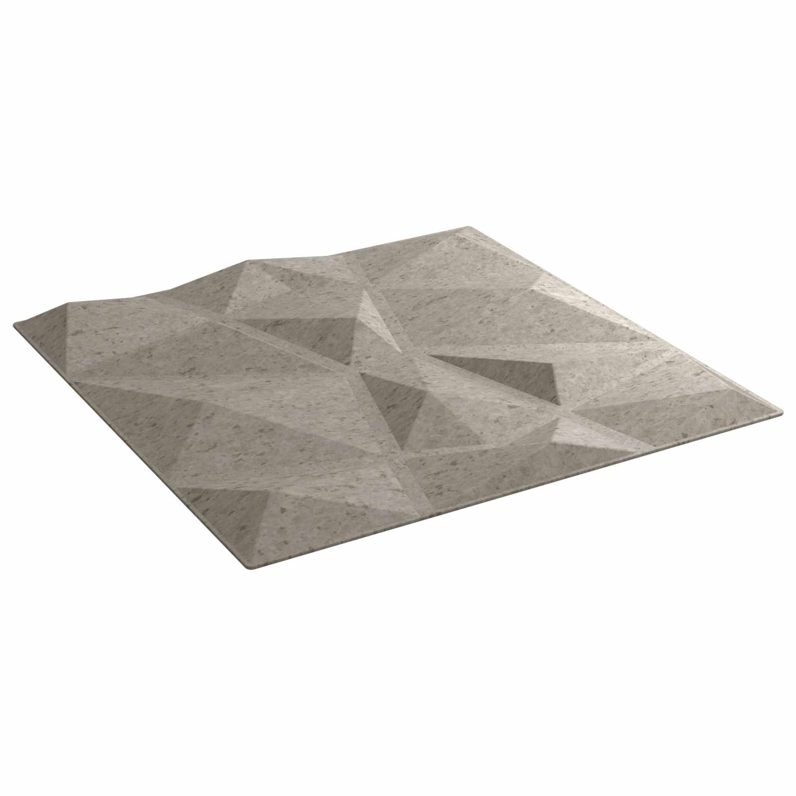 vidaXL Panele ścienne 48 pcs Betonowy szary 50 x 50 cm Pianka XPS
