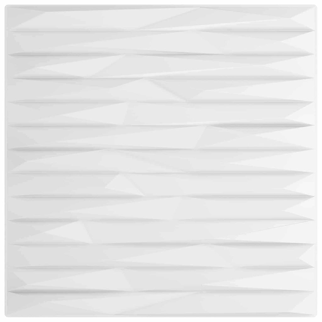 vidaXL Panele ścienne 24 pcs Biały Kamień 50 x 50 cm Pianka XPS