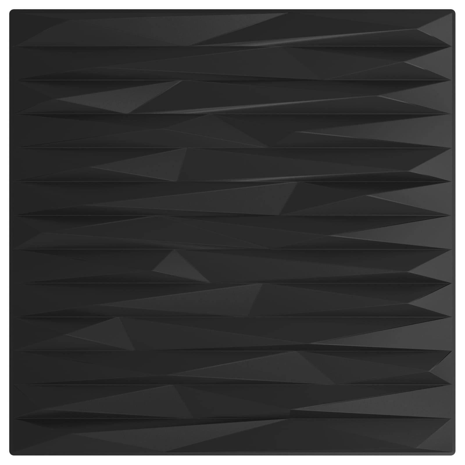 vidaXL Panele ścienne 24 pcs Czarny kamień 50 x 50 cm Pianka XPS