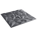 vidaXL Panele ścienne 12 pcs Ametyst szary 50 x 50 cm Pianka XPS