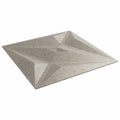 vidaXL Panele ścienne 24 pcs Beton gwiazdy 50 x 50 cm Pianka XPS