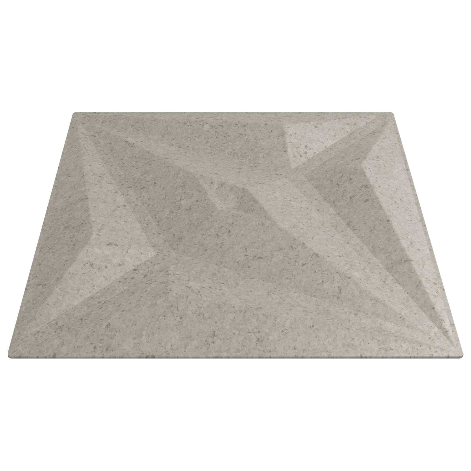 vidaXL Panele ścienne 24 pcs Beton gwiazdy 50 x 50 cm Pianka XPS