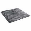 vidaXL Panele ścienne 24 pcs Szary Kamień 50 x 50 cm Pianka XPS