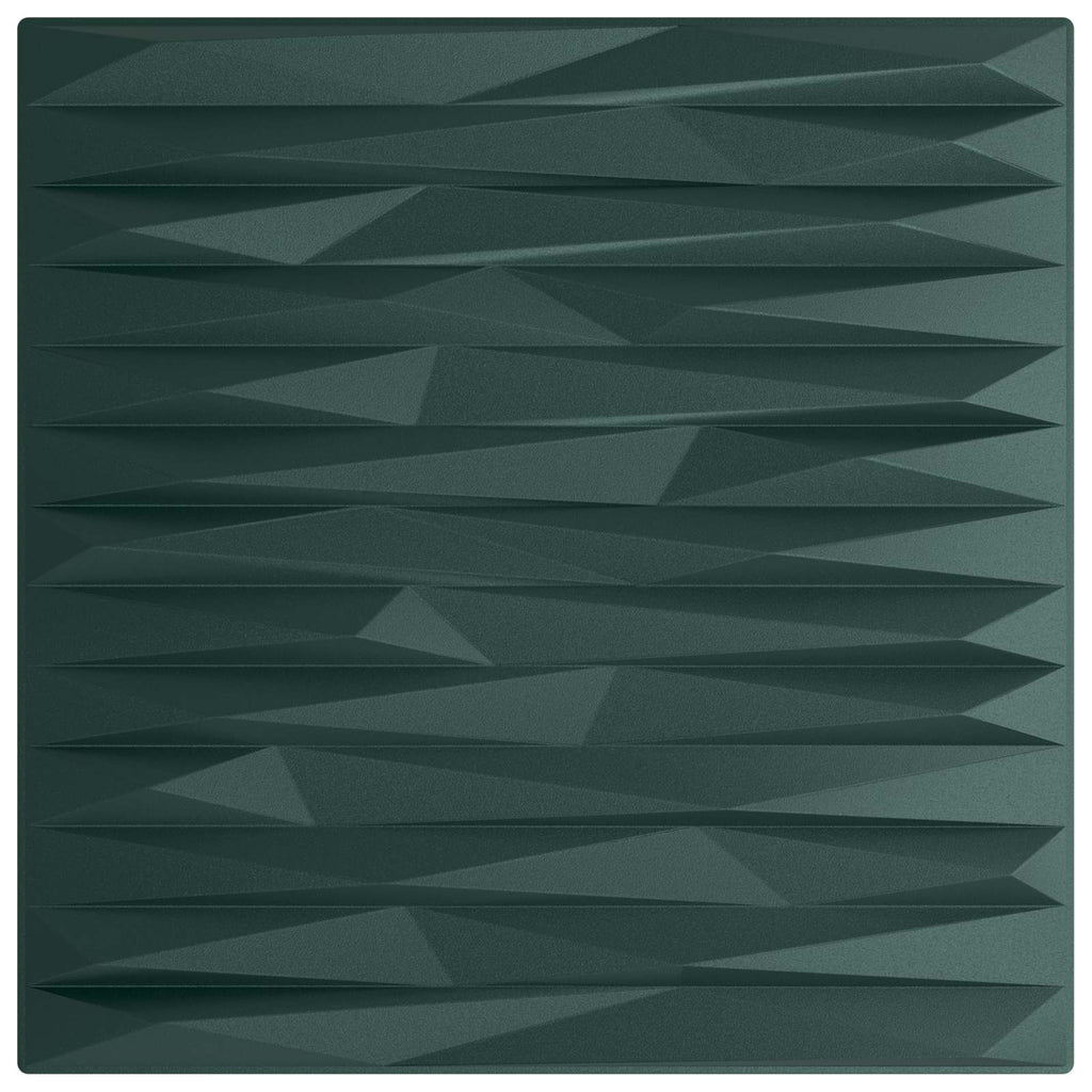 vidaXL Panele ścienne 24 pcs Zielony kamień 50 x 50 cm Pianka XPS