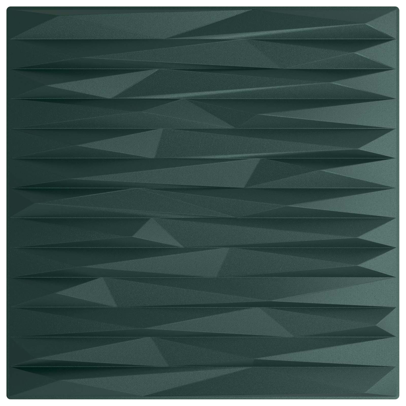 vidaXL Panele ścienne 48 pcs Zielony kamień 50 x 50 cm Pianka XPS