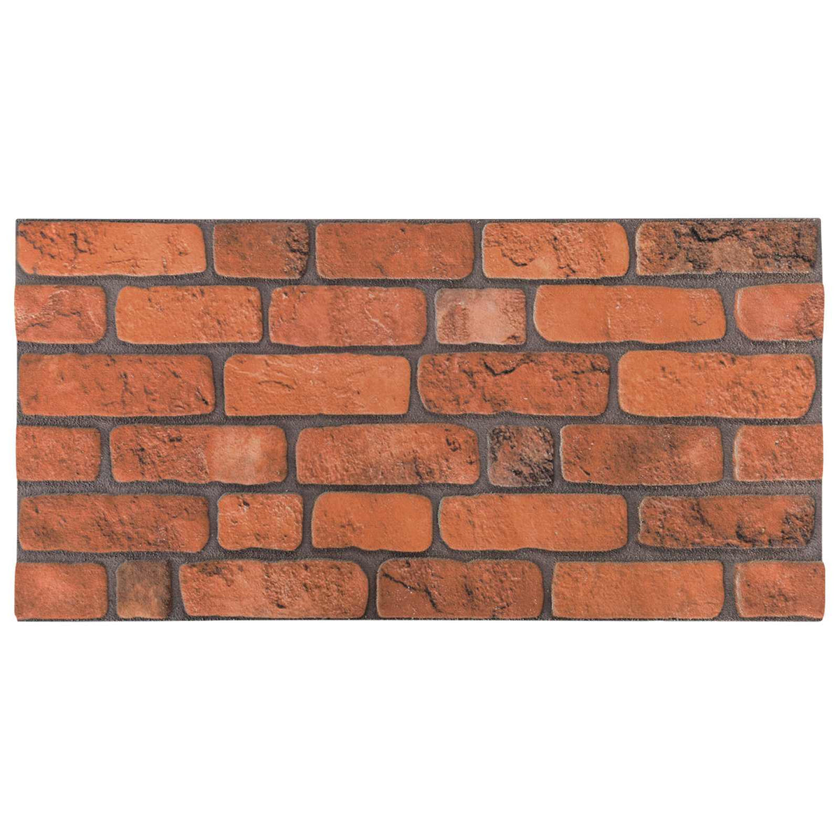 vidaXL Panele ścienne 10 szt. 100 x 50 cm terakota Pianka EPS