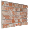 vidaXL Panele ścienne 10 pcs pomarańczowy 100 x 50 cm Pianka EPS