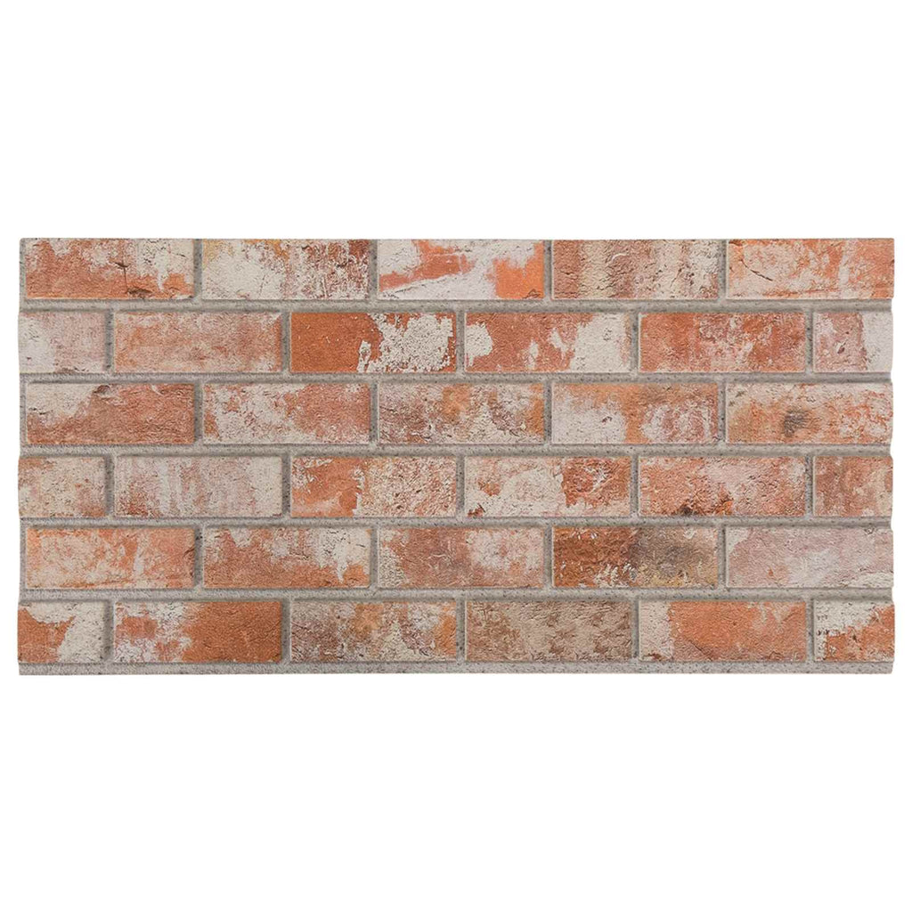 vidaXL Panele ścienne 10 szt. 100 x 50 cm pomarańczowy Pianka EPS