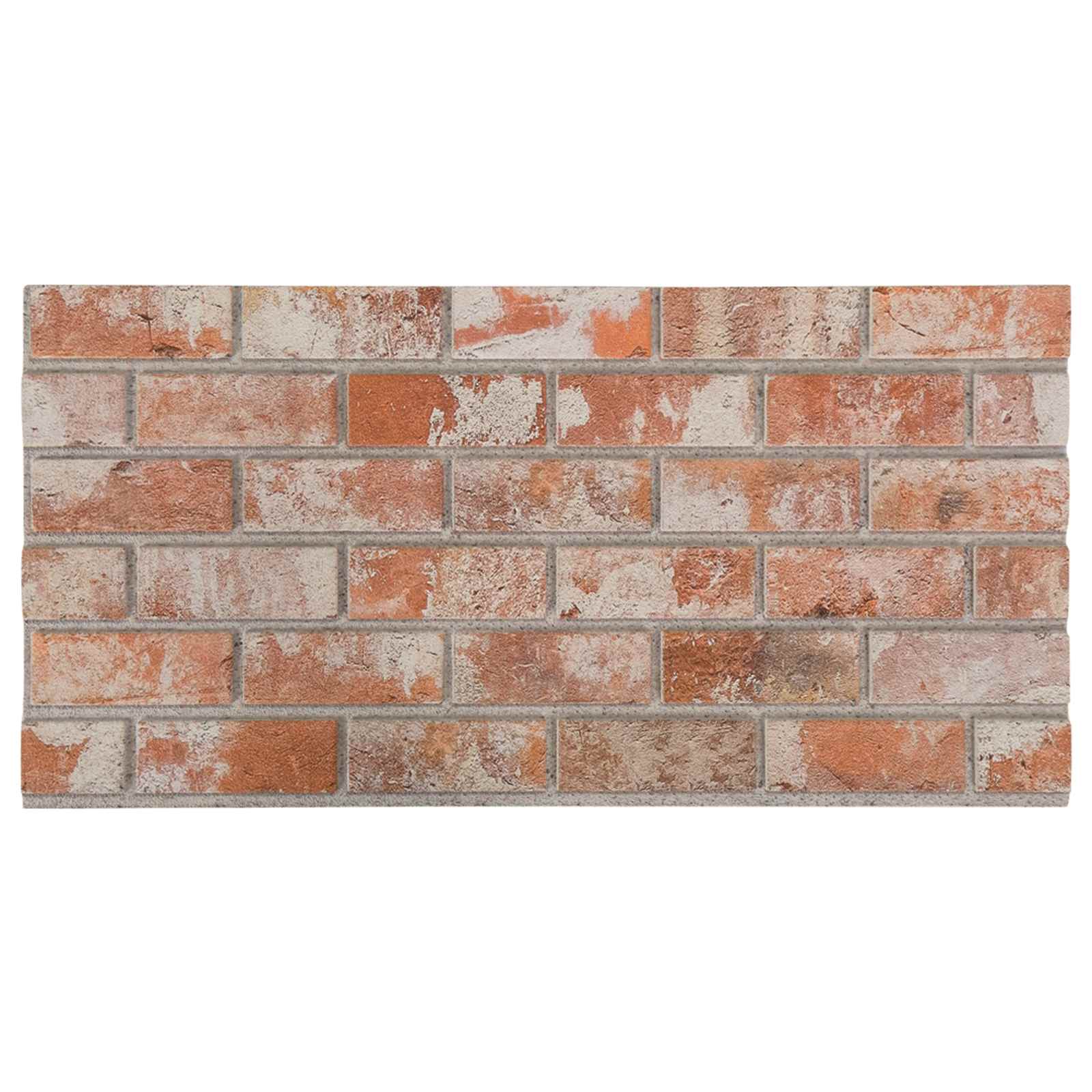 vidaXL Panele ścienne 10 szt. 100 x 50 cm pomarańczowy Pianka EPS