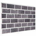 vidaXL Panele ścienne 10 pcs Czarny i szary 100 x 50 cm Pianka EPS