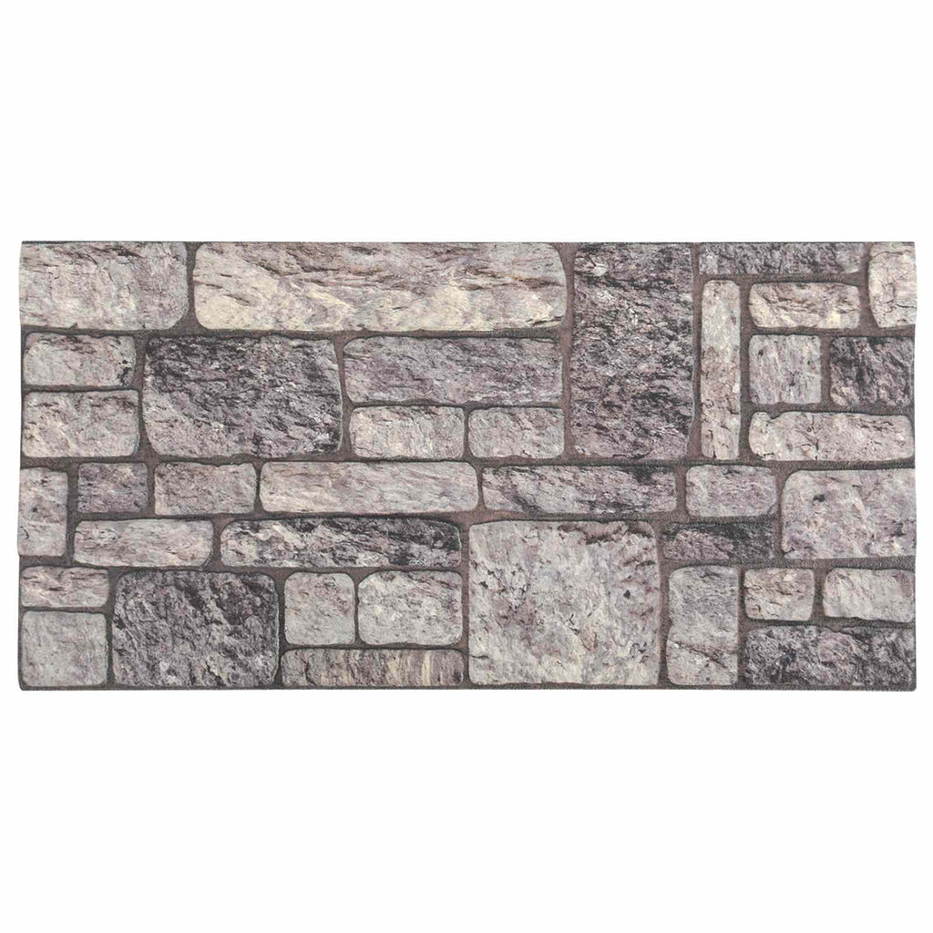 vidaXL Panele ścienne 10 szt. 100 x 50 cm Szary i biały Pianka EPS