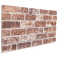 vidaXL Panele ścienne 10 pcs brązowy 100 x 50 cm Pianka EPS