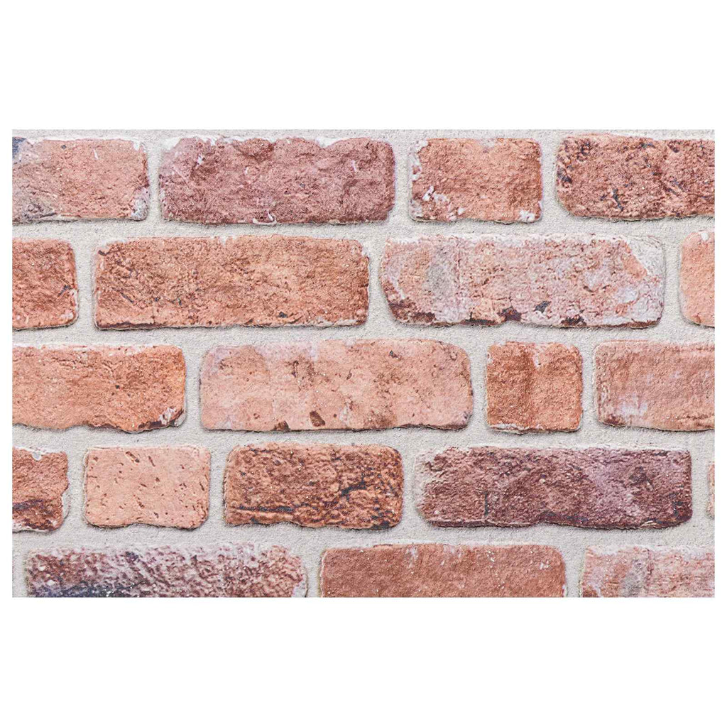 vidaXL Panele ścienne 10 pcs czerwony 100 x 50 cm Pianka EPS