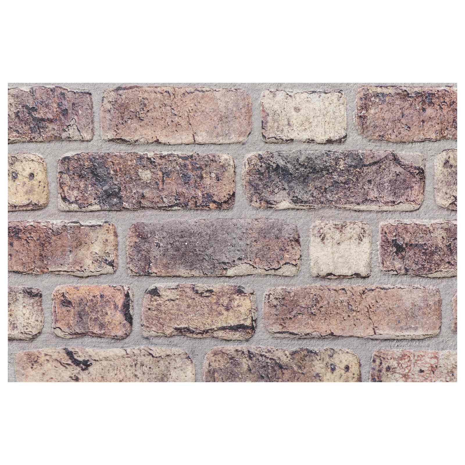 vidaXL Panele ścienne 10 pcs Ciemny brąz 100 x 50 cm Pianka EPS