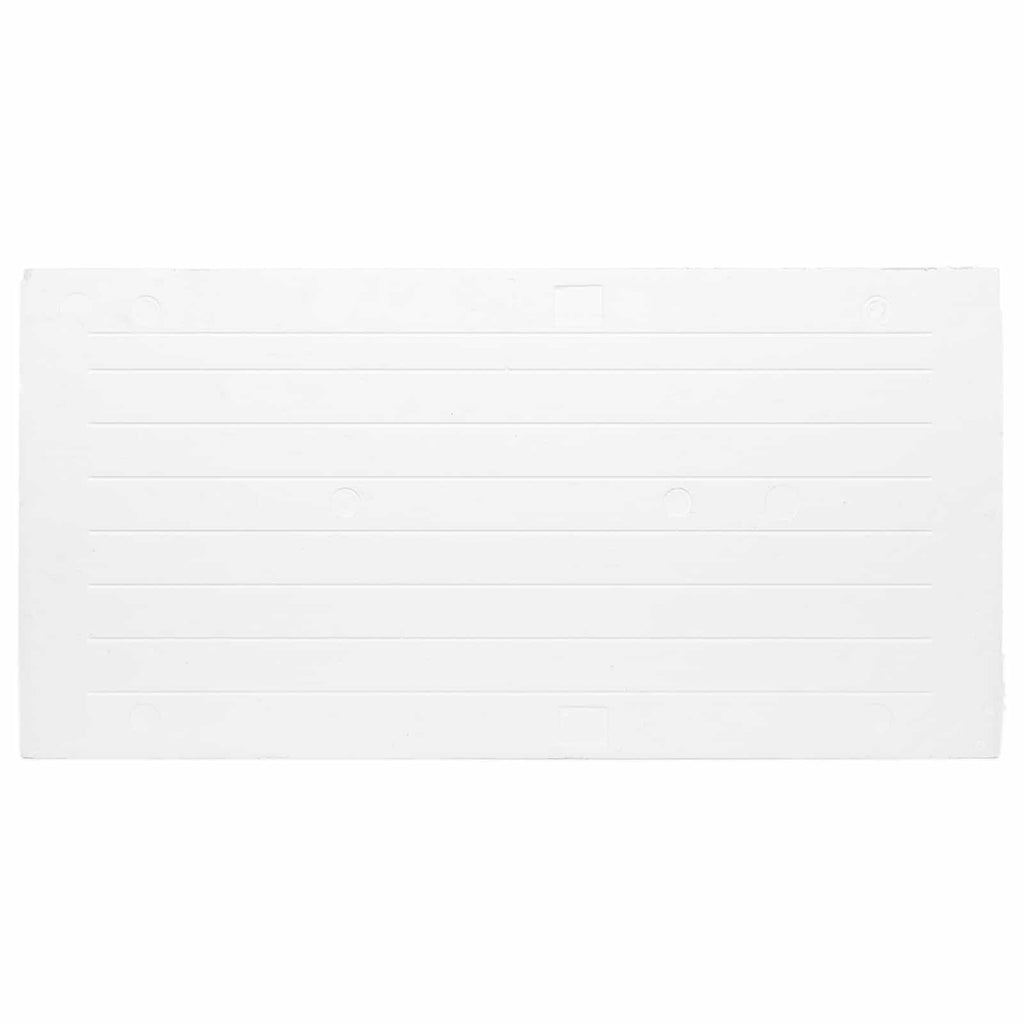 vidaXL Panele ścienne 10 pcs Ciemny brąz 100 x 50 cm Pianka EPS