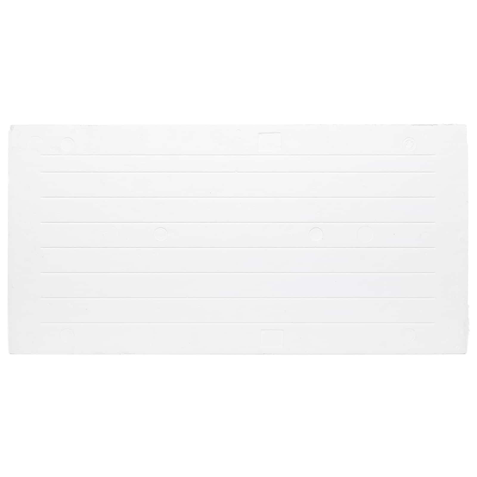 vidaXL Panele ścienne 10 pcs Czerwony i Biały 100 x 50 cm Pianka EPS