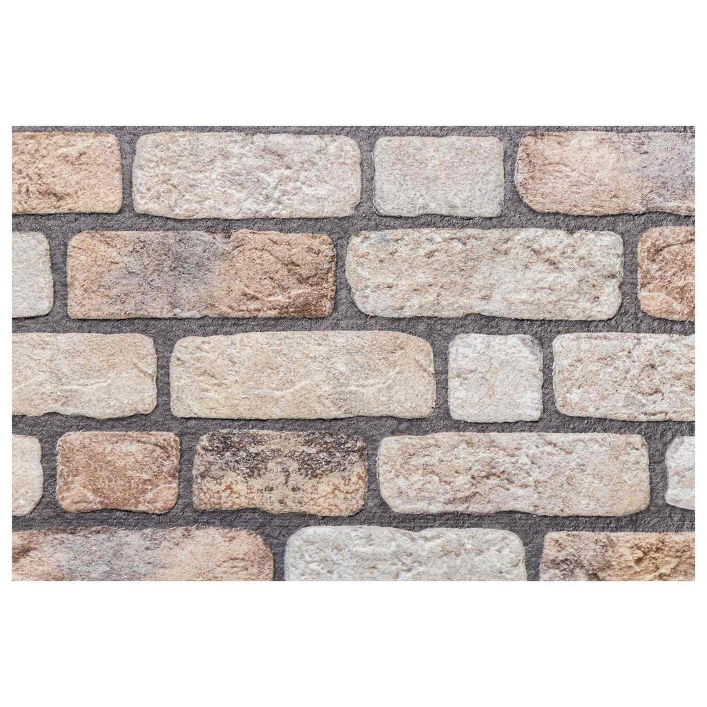 vidaXL Panele ścienne 10 pcs Jasny Brąz 100 x 50 cm Pianka EPS