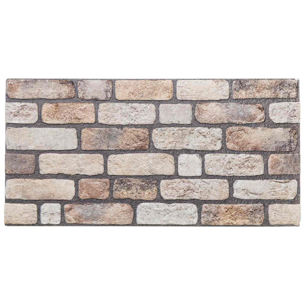 vidaXL Panele ścienne 10 pcs Jasny Brąz 100 x 50 cm Pianka EPS