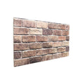 vidaXL Panele ścienne 10 pcs Brązowy i szary 100 x 50 cm Pianka EPS