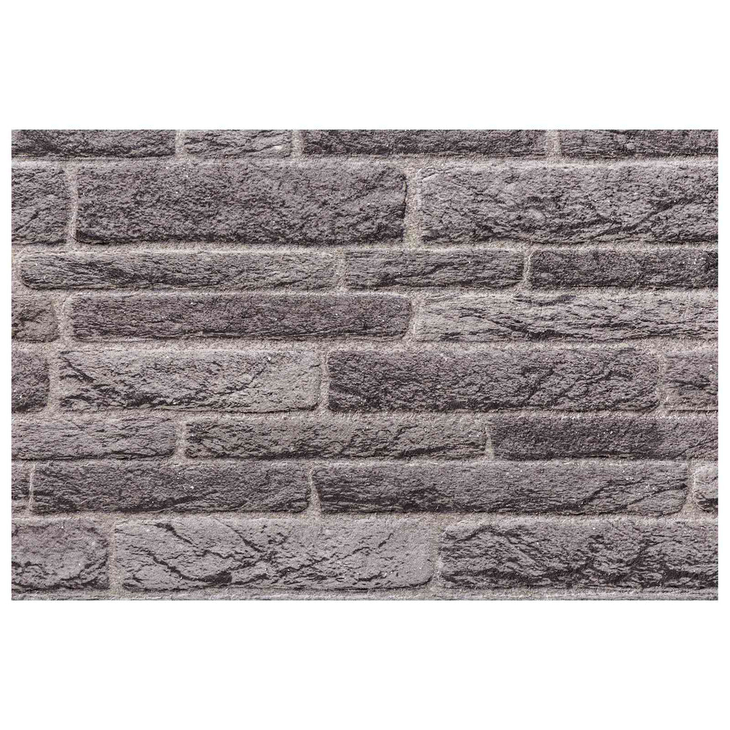 vidaXL Panele ścienne 10 pcs antracytowy 100 x 50 cm Pianka EPS