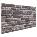 vidaXL Panele ścienne 10 pcs antracytowy 100 x 50 cm Pianka EPS