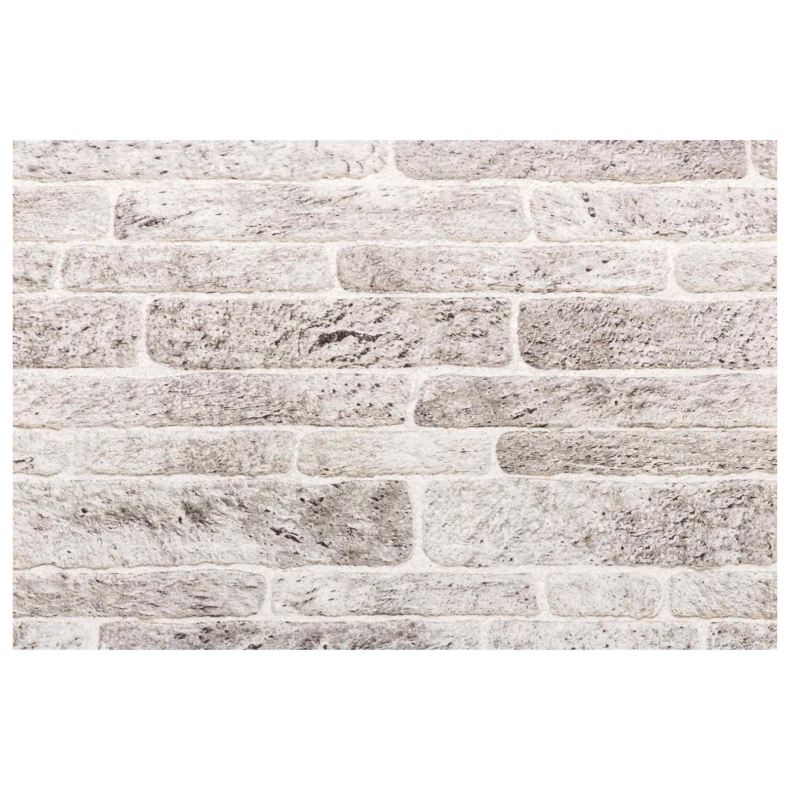 vidaXL Panele ścienne 10 pcs Jasnoszary i biały. 100 x 50 cm