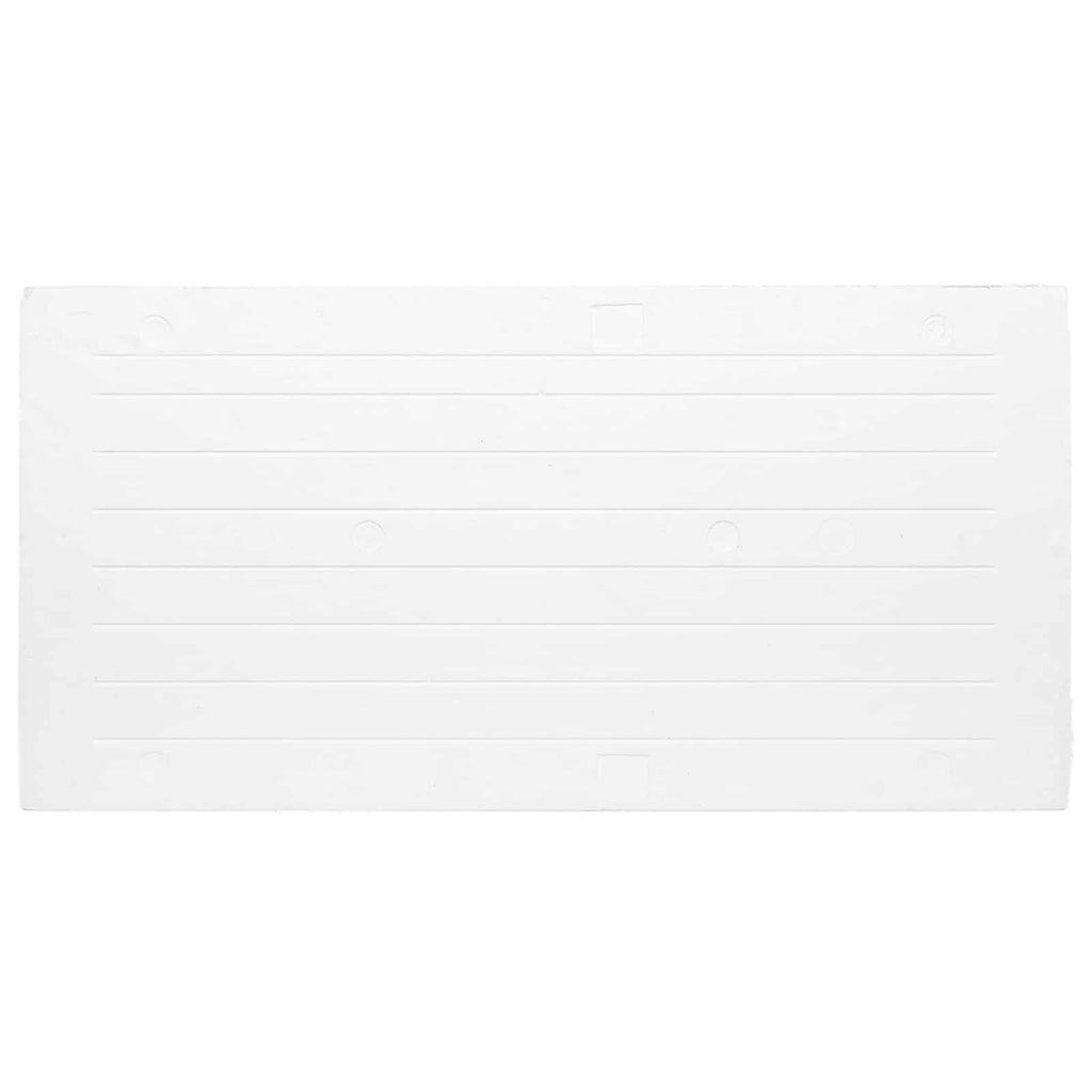 vidaXL Panele ścienne 10 pcs Jasnoszary i biały. 100 x 50 cm