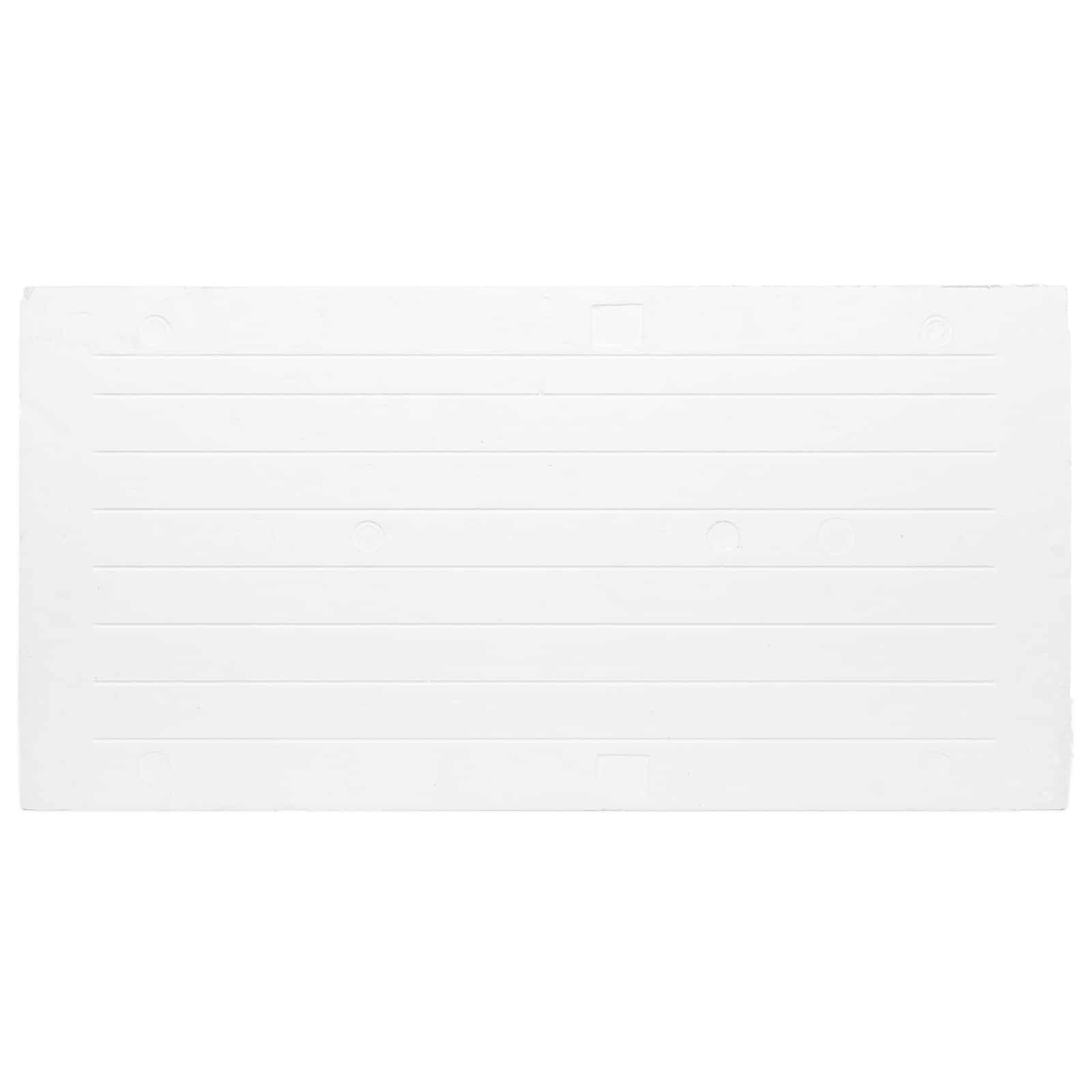 vidaXL Panele ścienne 10 pcs Jasnoszary i biały. 100 x 50 cm