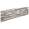 vidaXL Panele ścienne 10 pcs Jasnoszary 100 x 25 cm Pianka EPS