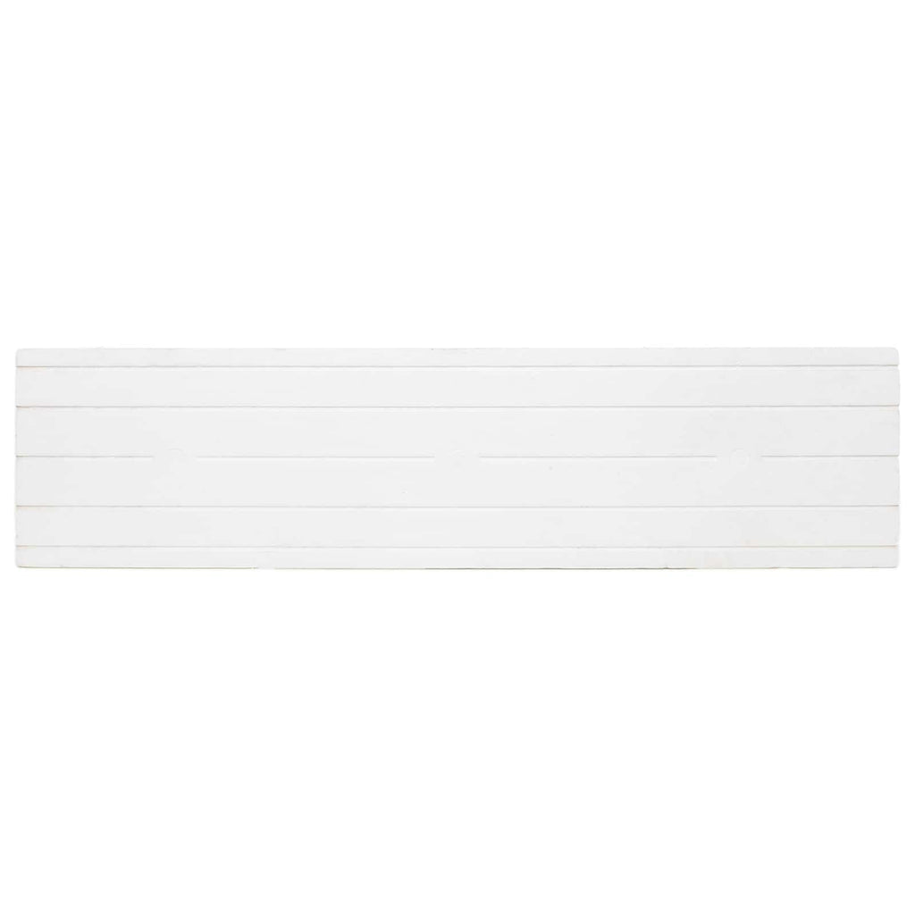 vidaXL Panele ścienne 10 pcs Biały i czerwony 100 x 25 cm Pianka EPS