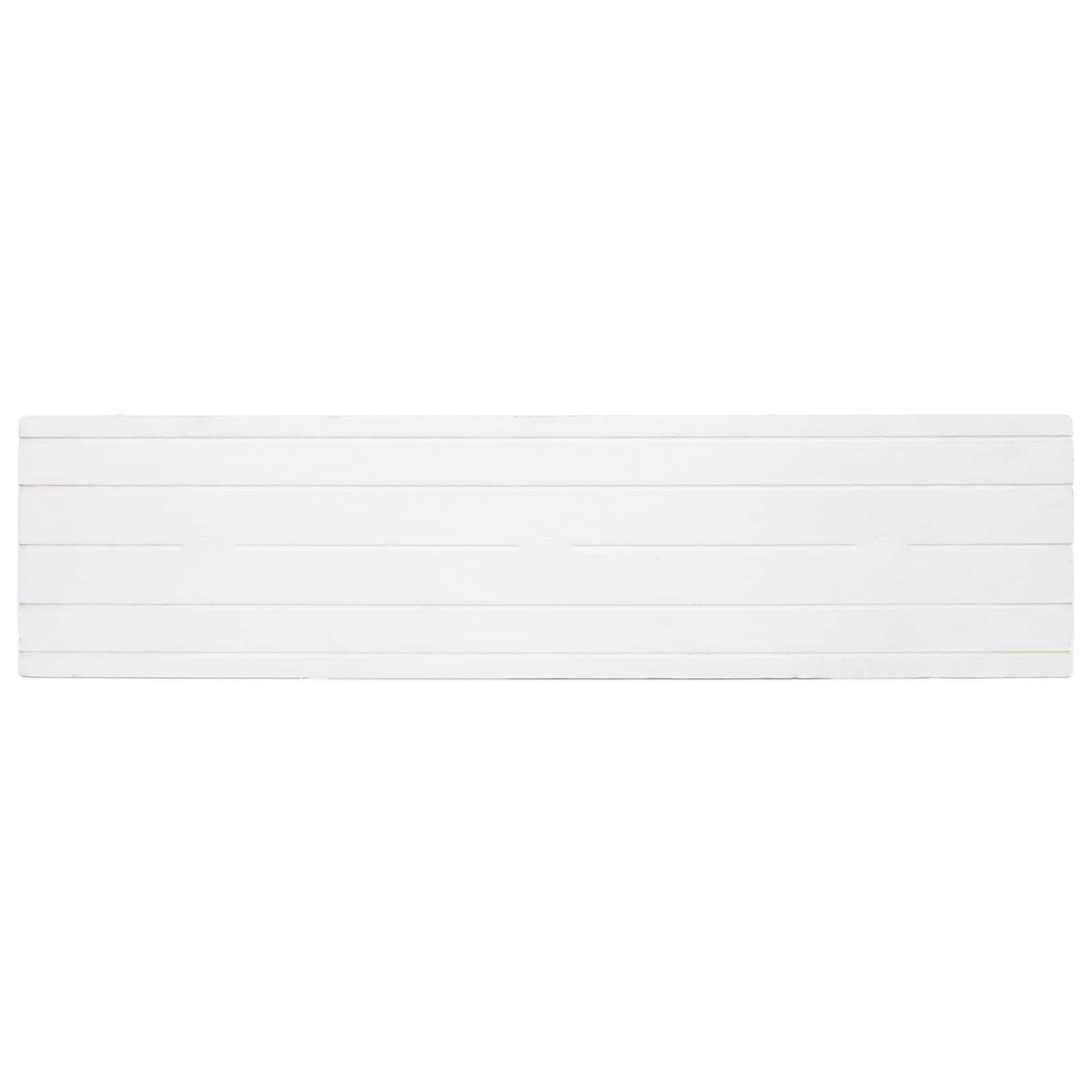 vidaXL Panele ścienne 10 pcs Biały i czerwony 100 x 25 cm Pianka EPS