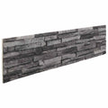 vidaXL Panele ścienne 10 pcs Antracyt 100 x 25 cm Pianka EPS