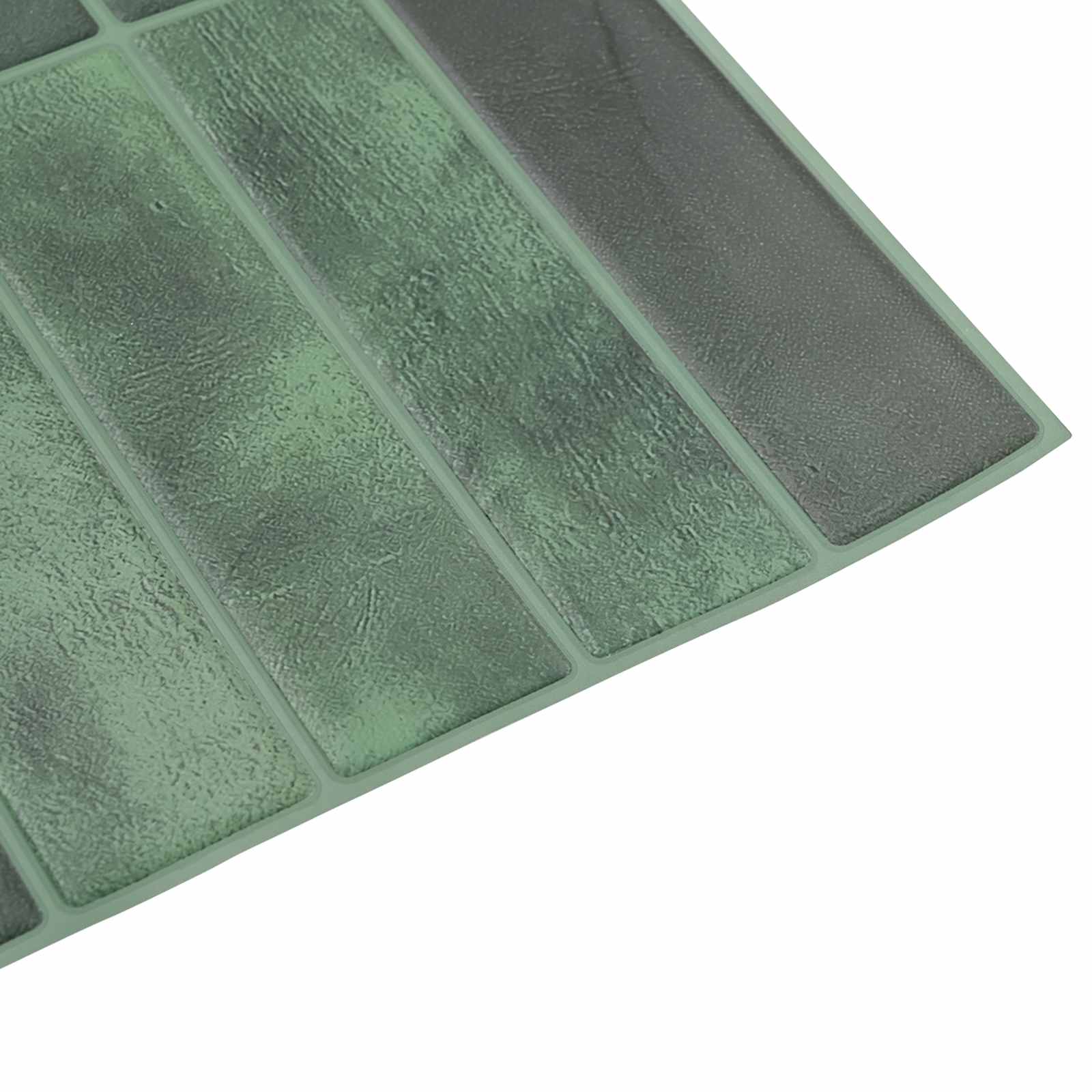vidaXL Płytki prostokątne 10 pcs Ciemnozielony 29 x 23 x 0,08 cm