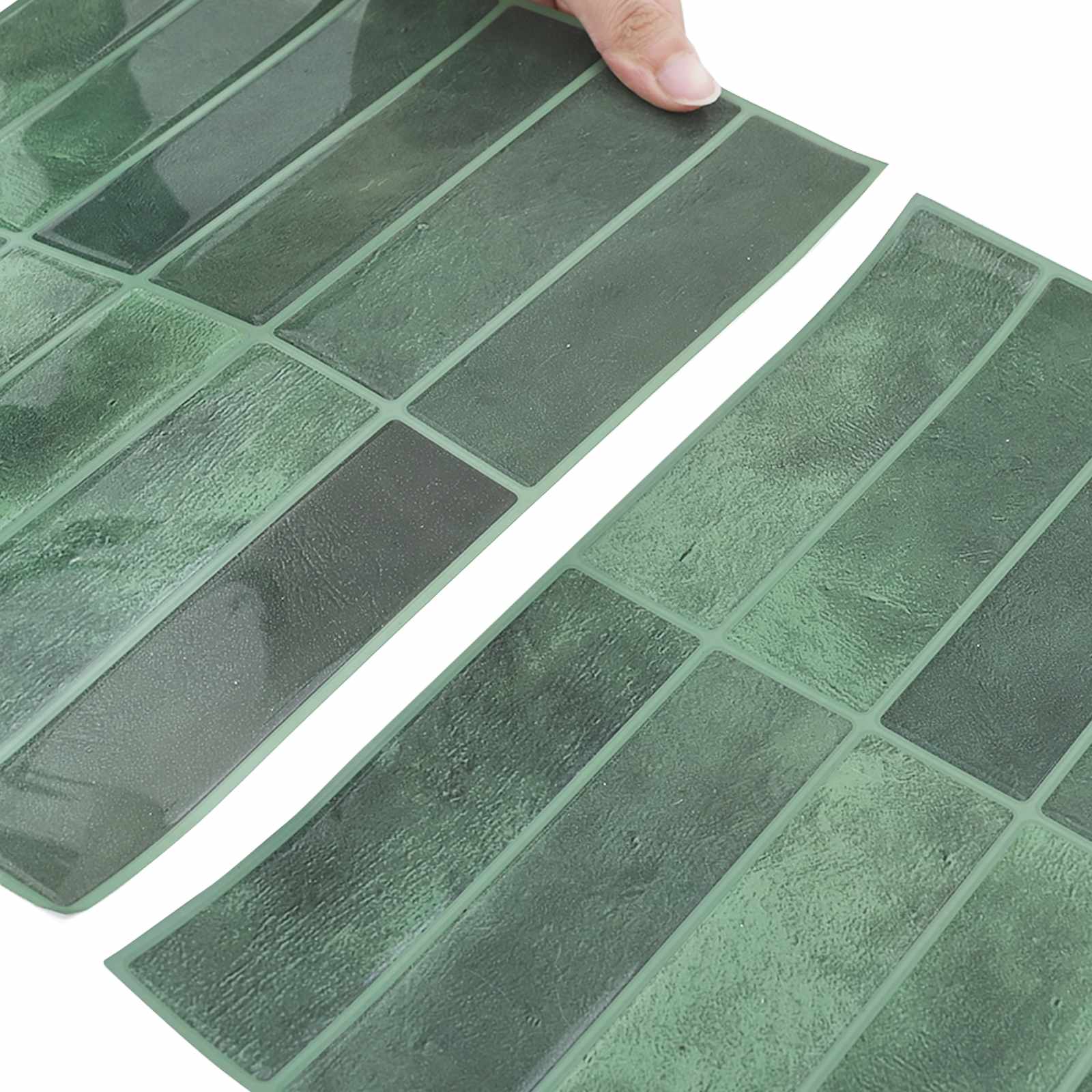 vidaXL Płytki prostokątne 20 pcs Ciemnozielony 29 x 23 x 0,08 cm