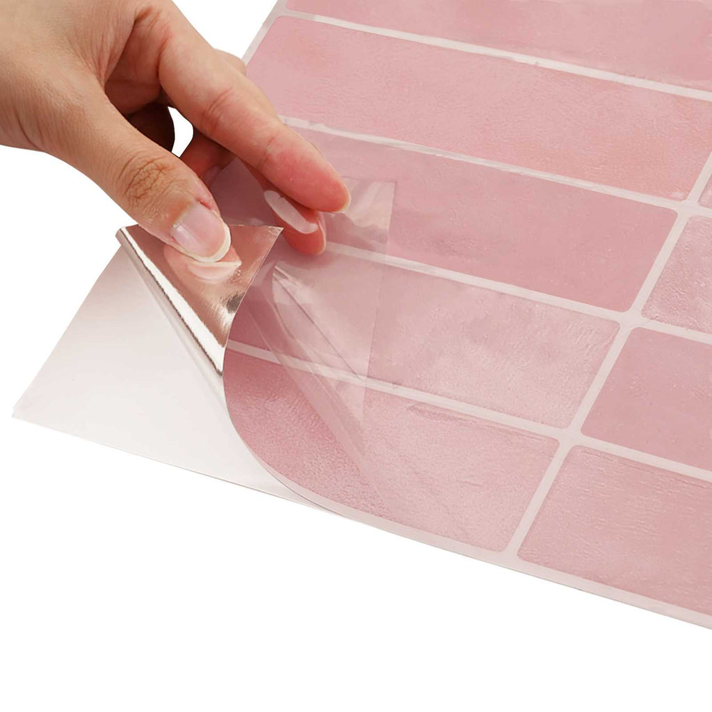 vidaXL Płytki prostokątne 20 pcs różowy 29 x 23 x 0,08 cm