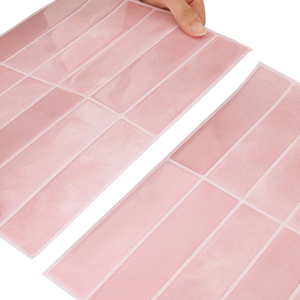 vidaXL Płytki prostokątne 20 pcs różowy 29 x 23 x 0,08 cm