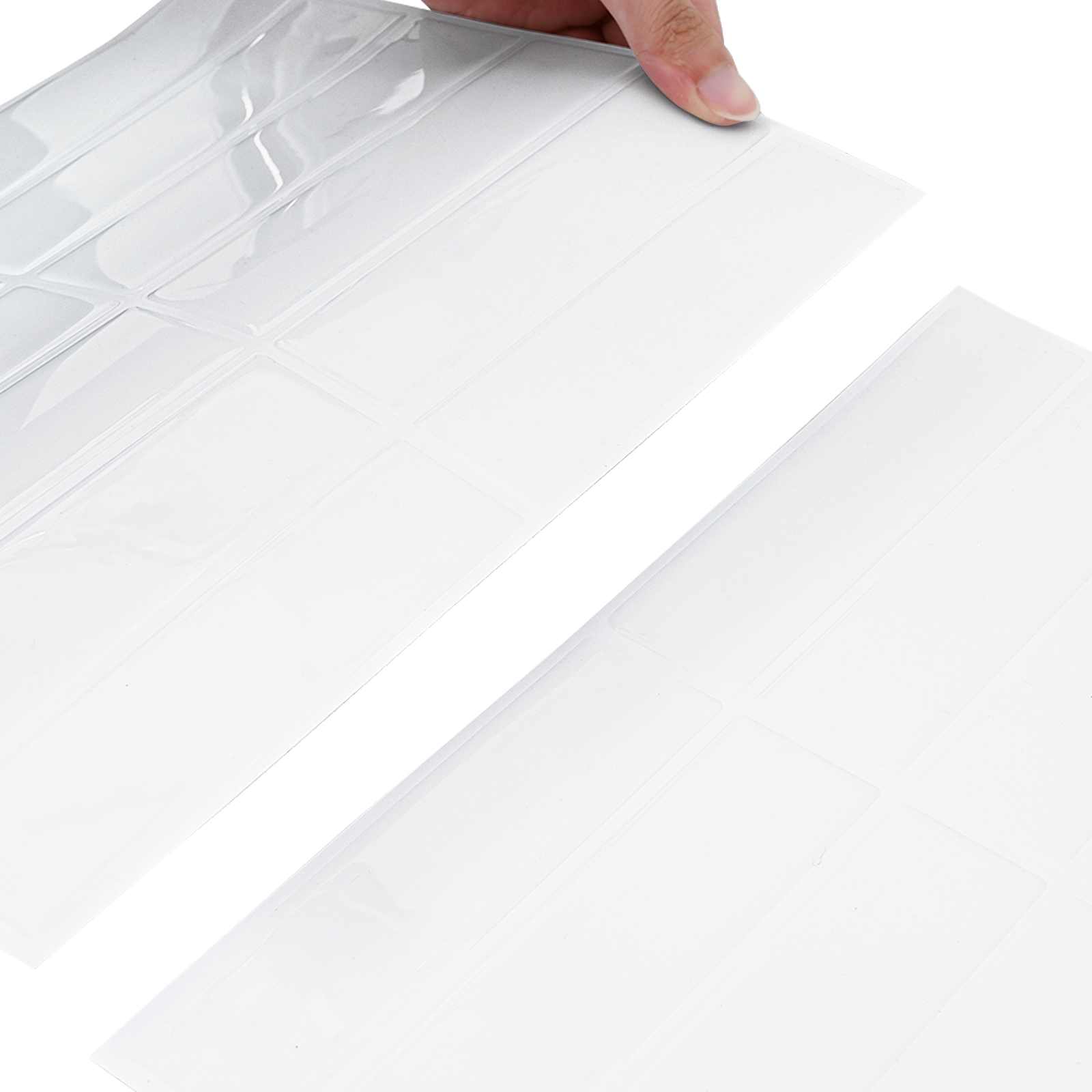 vidaXL Płytki prostokątne 10 pcs Biały 29 x 23 x 0,08 cm