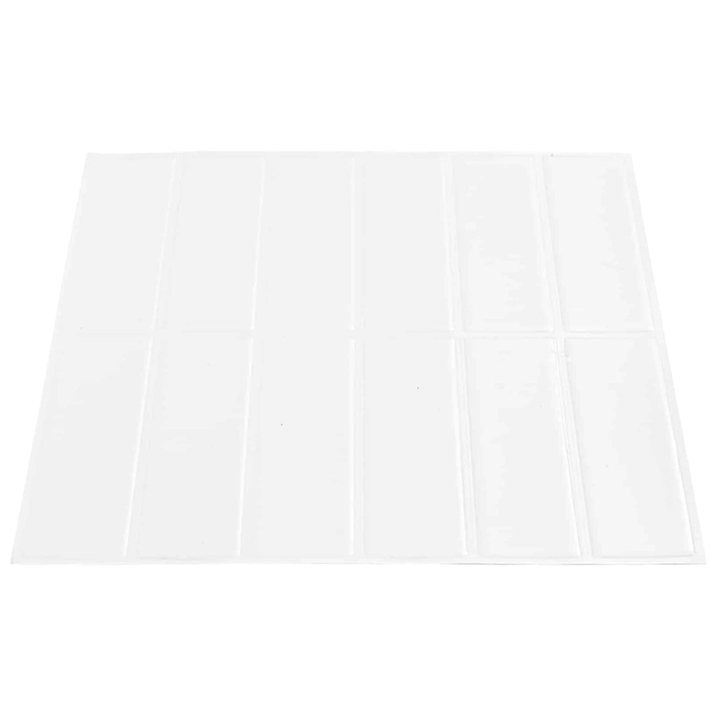 vidaXL Płytki prostokątne 10 pcs Biały 29 x 23 x 0,08 cm