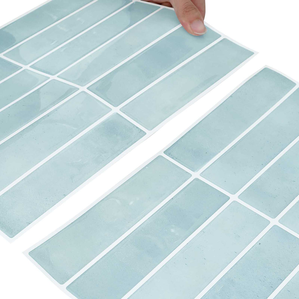 vidaXL Płytki prostokątne 10 pcs Szary zielony 29 x 23 x 0,08 cm