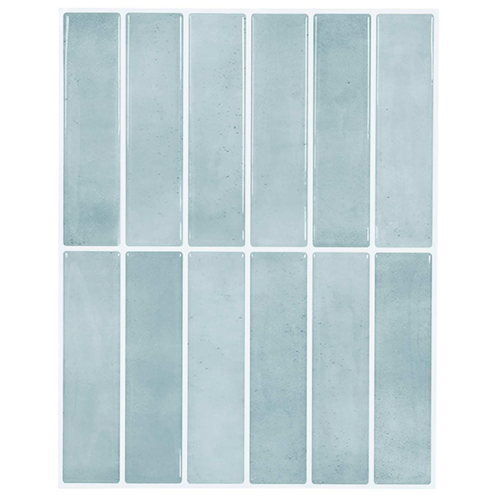 vidaXL Płytki prostokątne 50 pcs Szary zielony 29 x 23 x 0,08 cm