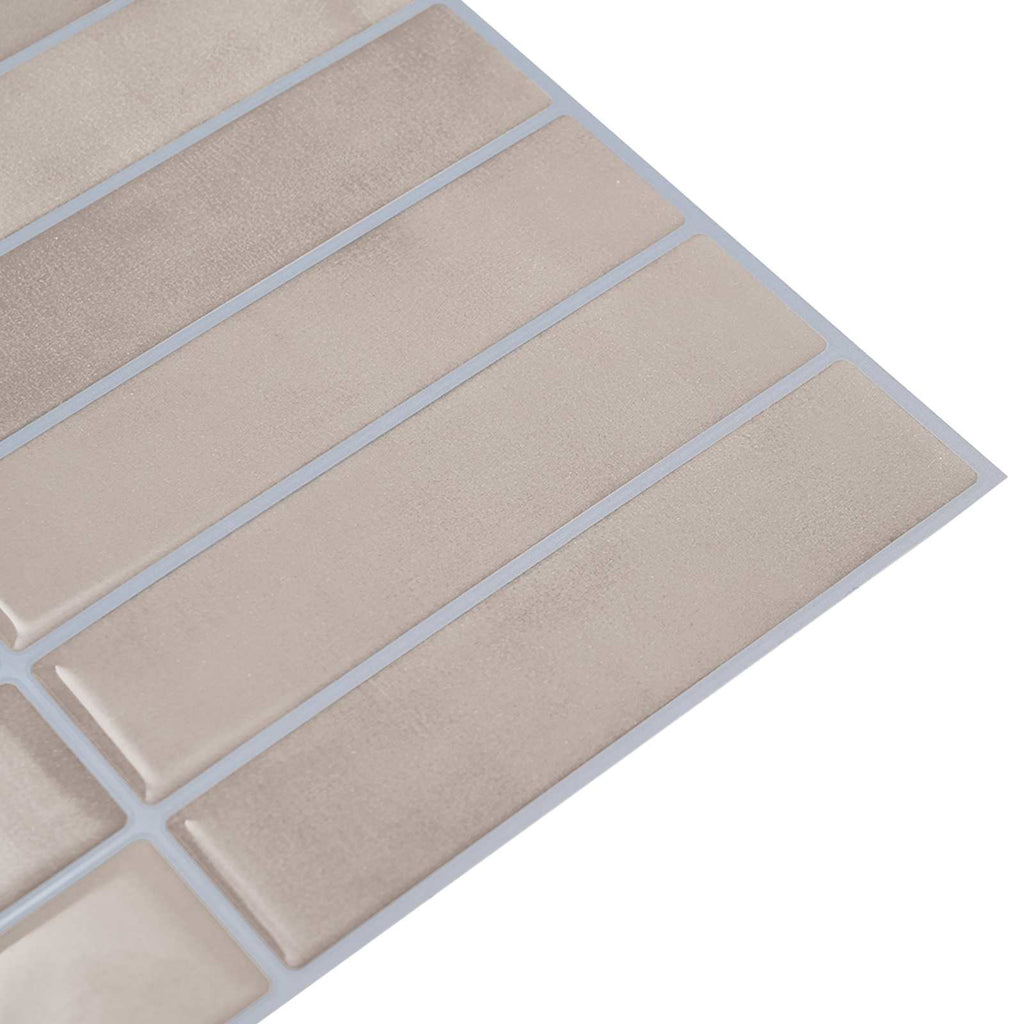 vidaXL Płytki prostokątne 10 pcs Beżowa kawa 29 x 23 x 0,08 cm