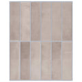 vidaXL Płytki prostokątne 20 pcs Beżowa kawa 29 x 23 x 0,08 cm