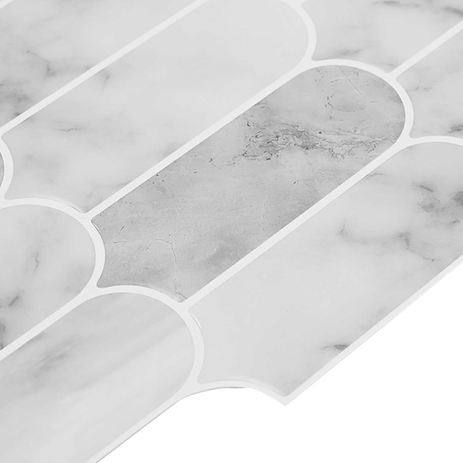 vidaXL Płytka z Piór 20 pcs Marmur szary 30 x 30 cm Poliuretan i PET