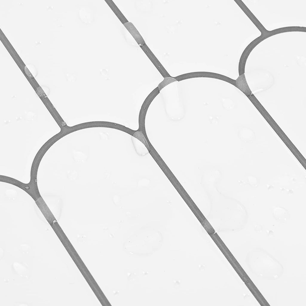 vidaXL Płytka z Piór 10 pcs Biały szary 30 x 30 cm Poliuretan i PET
